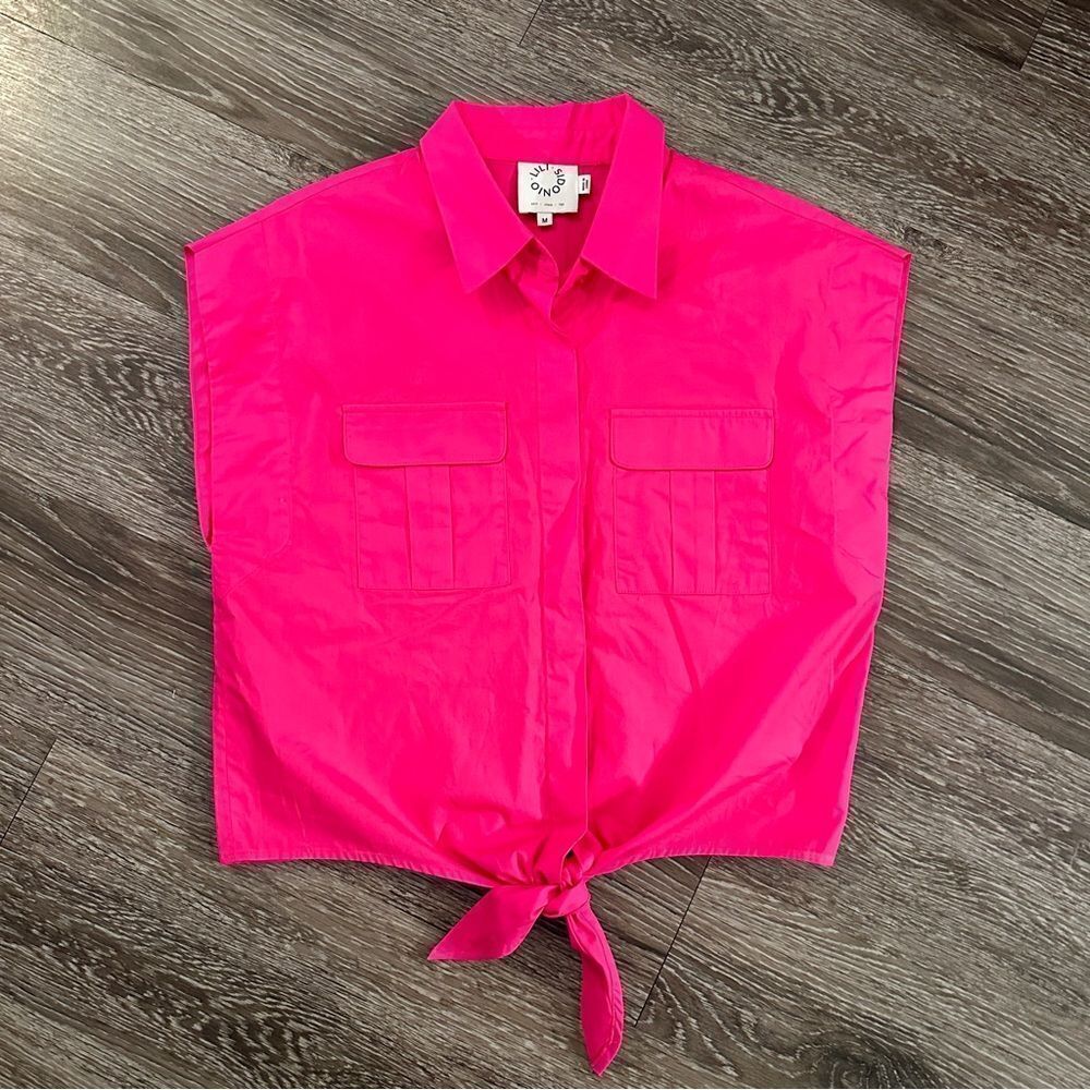 Lili Sidonio by Molly Bracken Tie Shirt